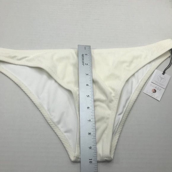 Shade And Shore Women's Sz. Large 12-14 High Leg Extra Cheeky Bikini Swim Bottom - Picture 7 of 8
